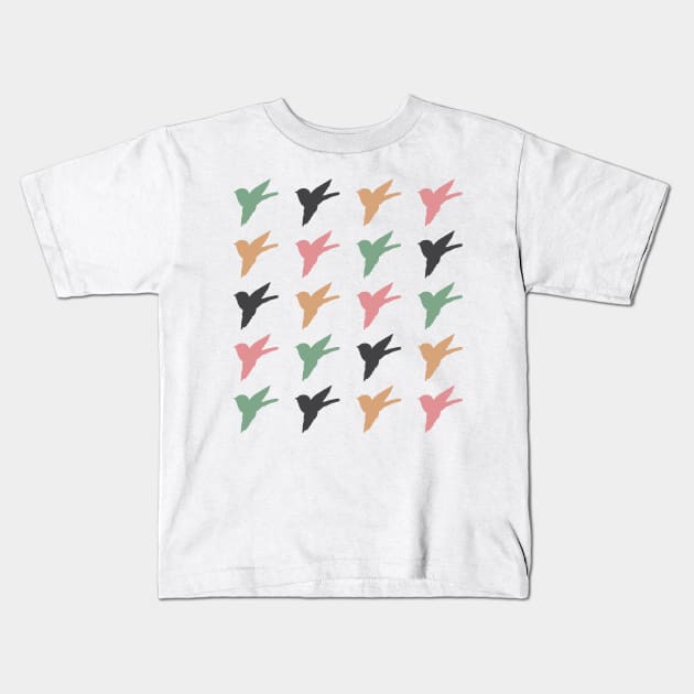 Flying Bird Art I Kids T-Shirt by FlinArt